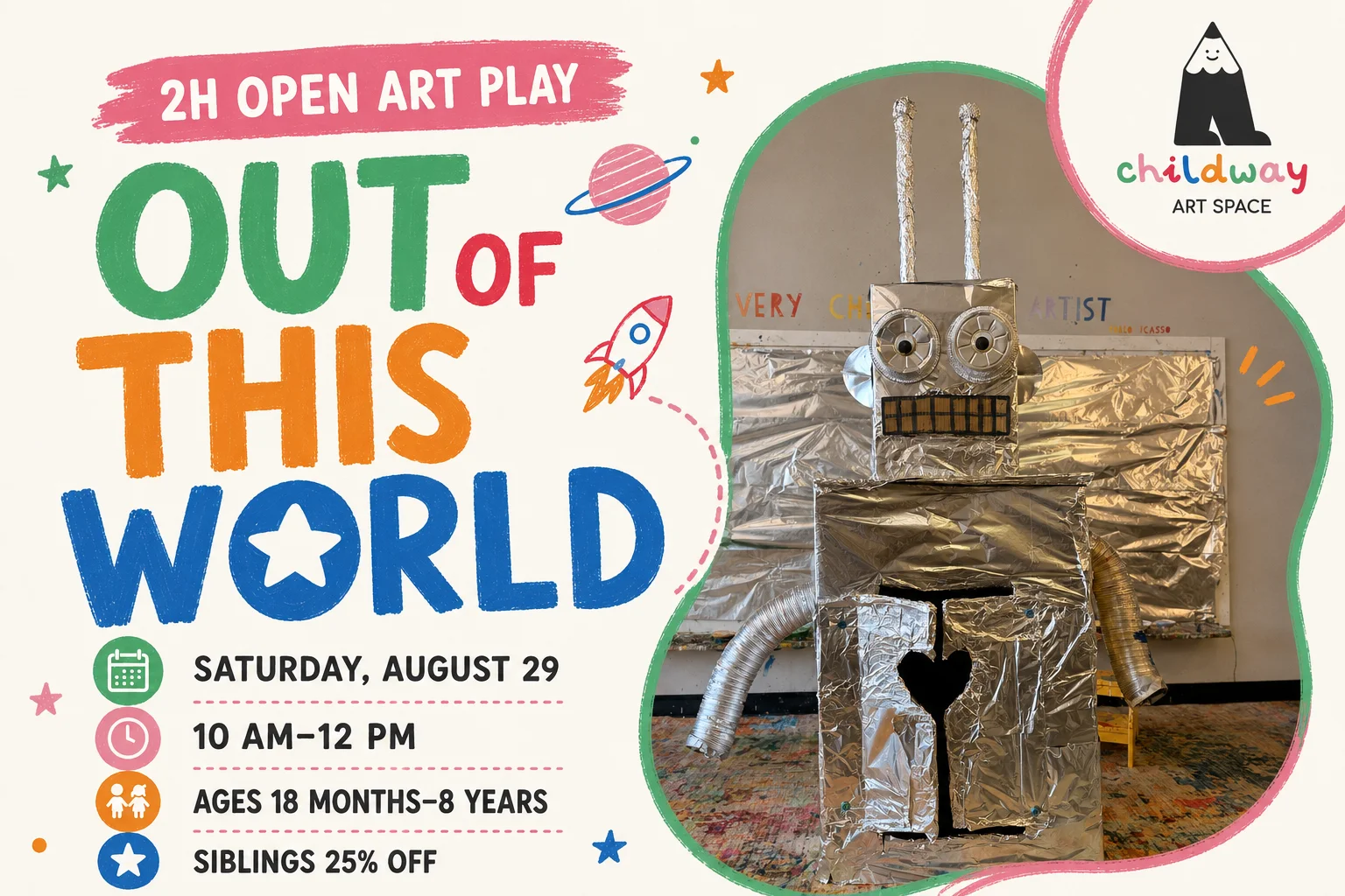 SATURDAY 2H OPEN ART PLAY 
