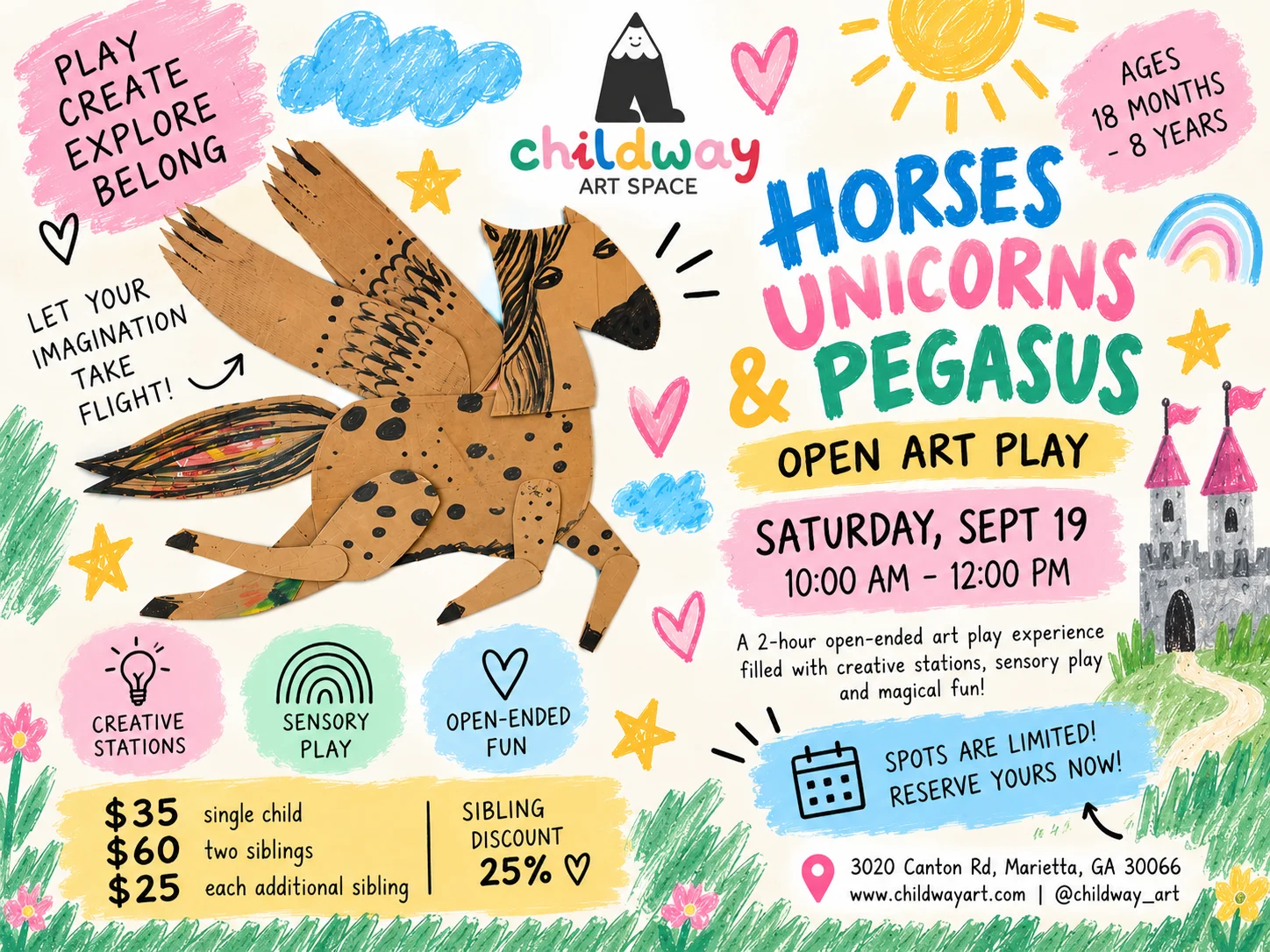 SATURDAY 2H OPEN ART PLAY 
