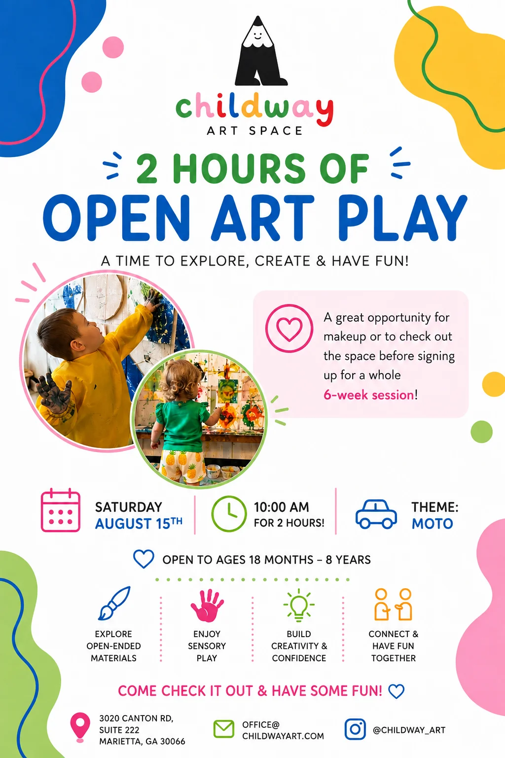 SATURDAY 2H OPEN ART PLAY 